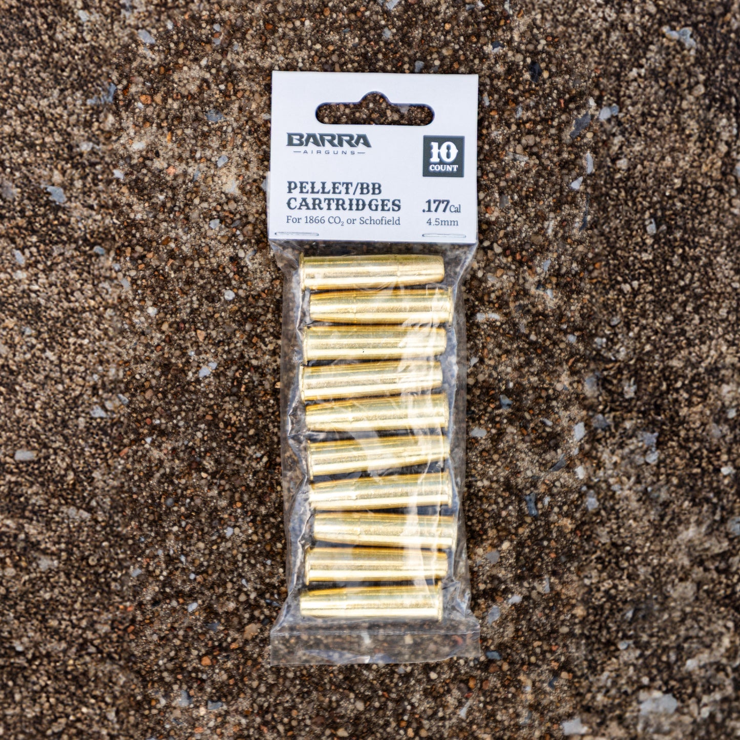 1866 CO2 Rifle & Schofield Revolver .177 Caliber Pellet Cartridges - 10 Count