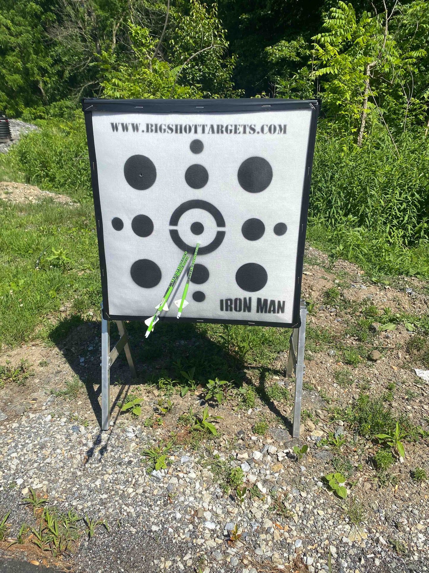 Iron Man 30" Personal Range Target With Personal Range Stand - Vanguard Outdoors