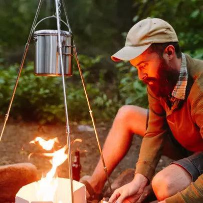 Solo Stove Pot 900/1800/4000 Stainless Steel Companion Pots | Designed for use with Lite/Titan/Campfire Solo Stoves