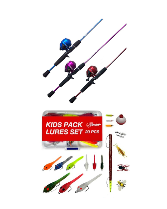 🎣 Win a Youth Fishing Bundle — Zebco Slingshot Combo + Delong's Softbait Lure Kit!