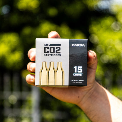 12 Gram CO2 Cartridges - 15 Count