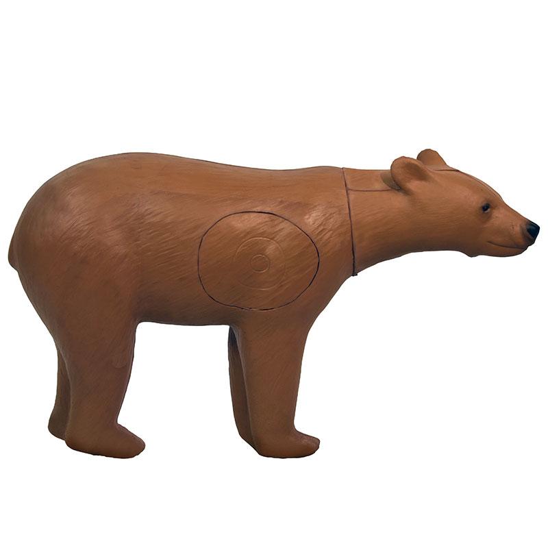 Real Wild 3D Large Walking Bear Brown Archery Target with EZ Pull Foam - Vanguard Outdoors