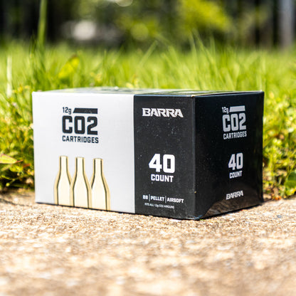 12 Gram CO2 Cartridges - 40 Count