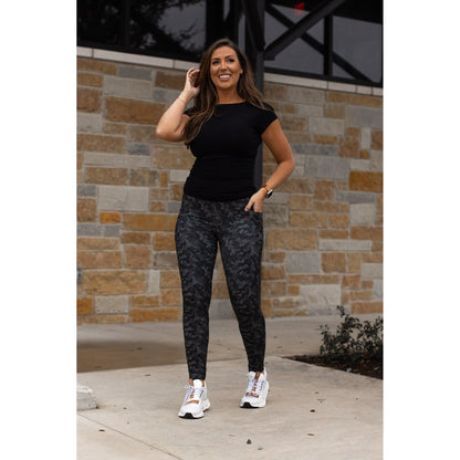 Army Camo Full-Length Leggings
