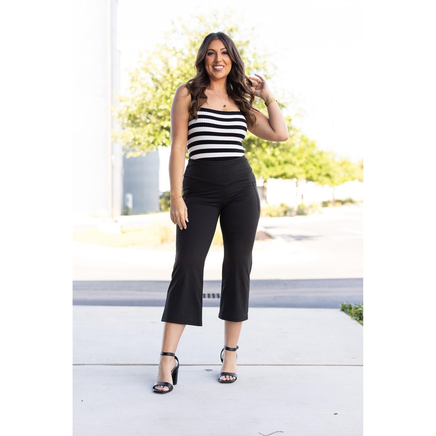 Faith - Tummy Control High Waisted Guacho Pants