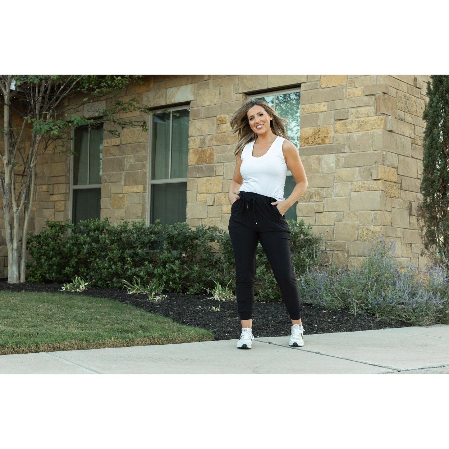 Reagan - Black Joggers