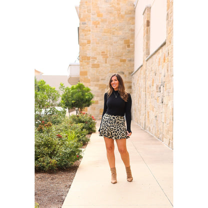 Kylie Leopard Skort