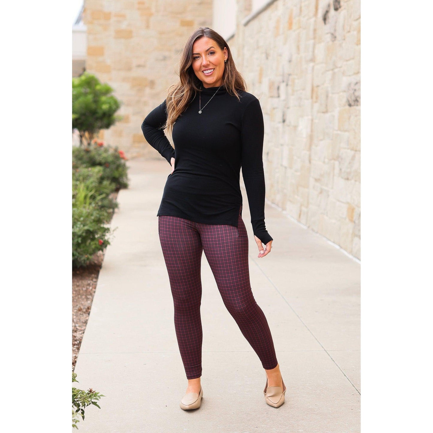 Wren - Plaid Leggings