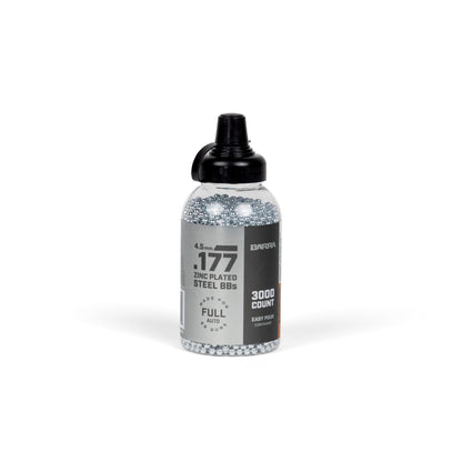 .177 cal/4.5mm Zinc Plated Steel BBs - 3,000 Count