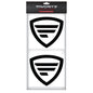 Favorite Shield Decal Black