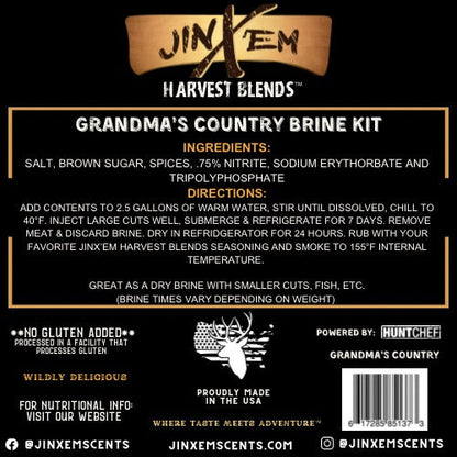 Grandma's Country Brine Kit - Home Cured Ham