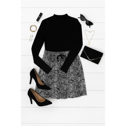 Sydney Snakeskin Jogger Skirt