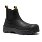 ROCKROOSTER Woodland Brown 6 inch Composite Toe Pull-on Leather Work Boots AK664