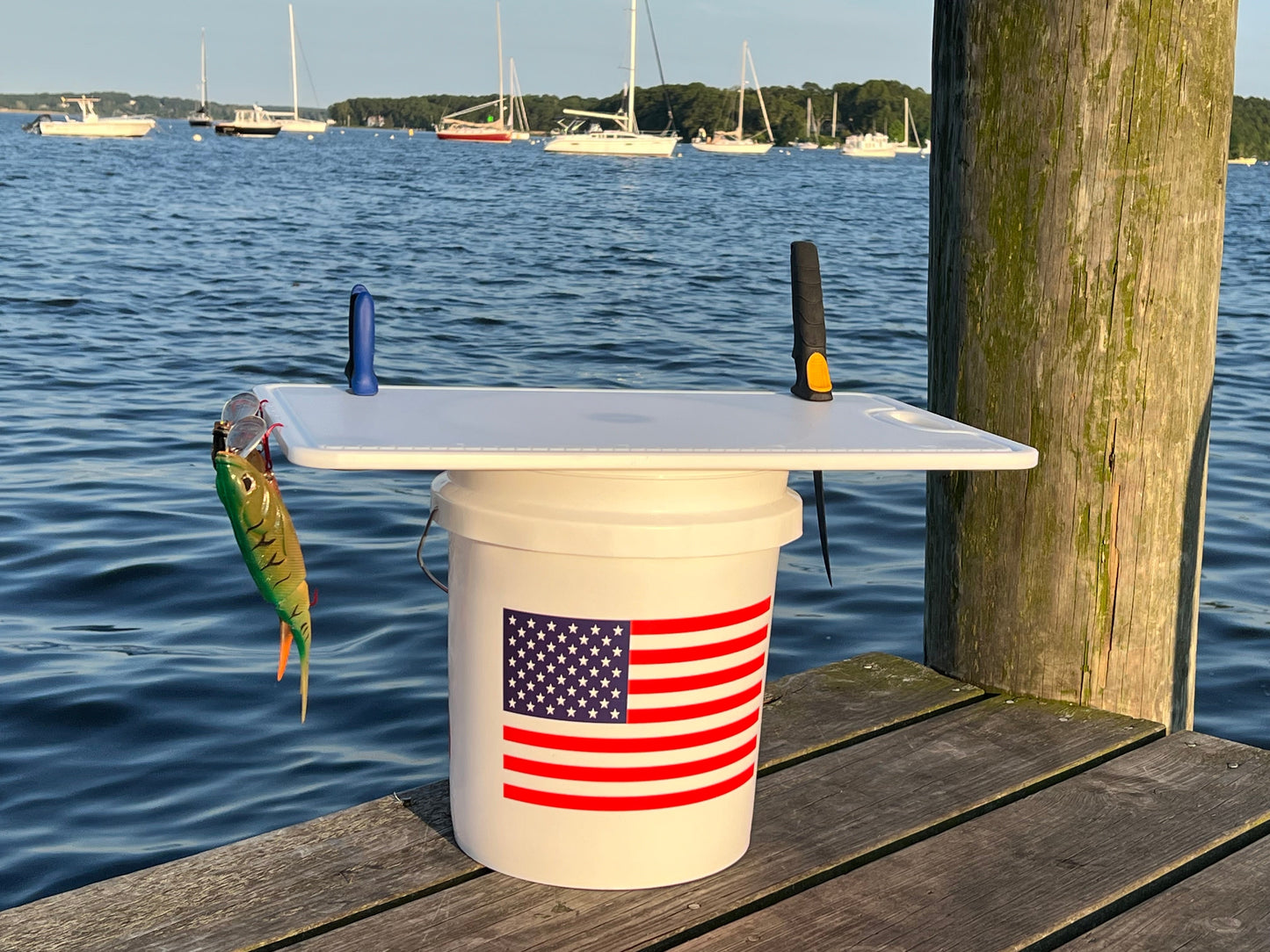 Made in the USA | Premium Bucket or Cooler Fishing Cutting Board