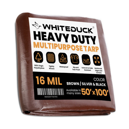 50' x 100' Super Heavy Duty Poly Tarp