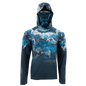 SightCast All-in-One Gradient Hoodie - Rift Camo/Steel Blue