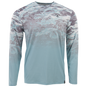 LS Gradient Crew - Kenai Aqua/Sky Blue