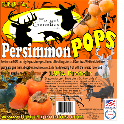 Persimmon POPs 18lb (8.16kg) FREE Shipping!!