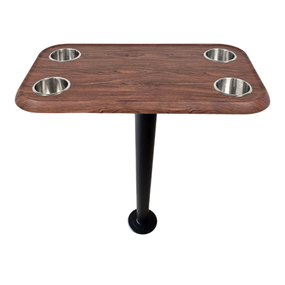 RV Side Tables | RV End Tables - Table Set - 6" Floor Plate System, Cocktail Design (6 colors)