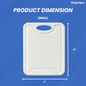 TRAPSKI Premium 1/2 Inch Thick HDPE Cutting Boards | Food-Grade Kitchen Prep Surface | Juice Grooves | Made in the USA