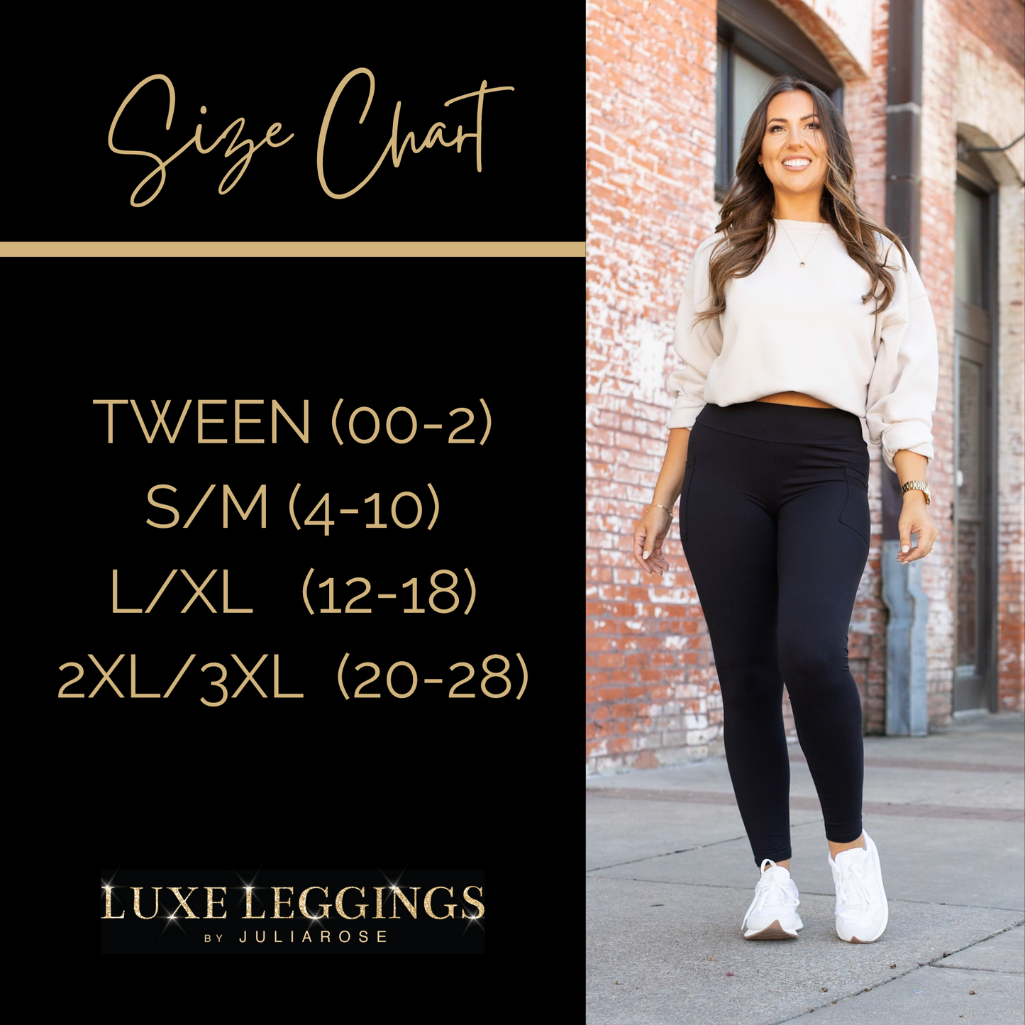 Chloe - Crossover Black Pocket 7/8th Ankle Length Leggings