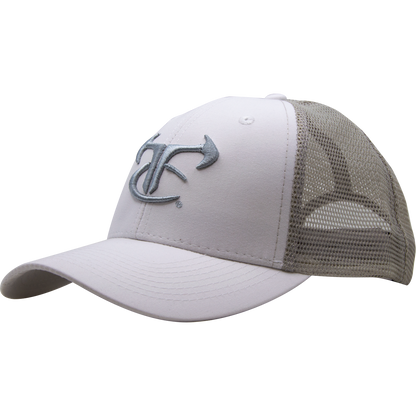 White/Vapor Gray Logo Cap
