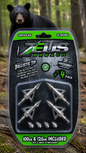 ZEUS BREACH BROADHEADS (4 PACK)-COMES WITH BOTH 100/125 GR TIPS