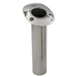 C.E. Smith Flush Mount Rod Holder - 15 Degree w/Drain - Black Liner - No Logo [53671CNA]