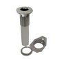 C.E. Smith Screwless Flush Mount Rod Holder - 0 Degree - Black Liner - No Logo [53676]