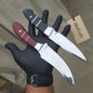 Drop Point Hunting Knife Set of 2-Piece High Carbon Blades with Resin Handles
