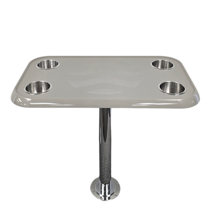 RV Side Tables | RV End Tables - Table Set - 6" Floor Plate System, Cocktail Design (6 colors)