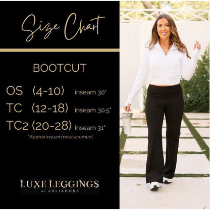 Vanessa - Black Bootcut Leggings