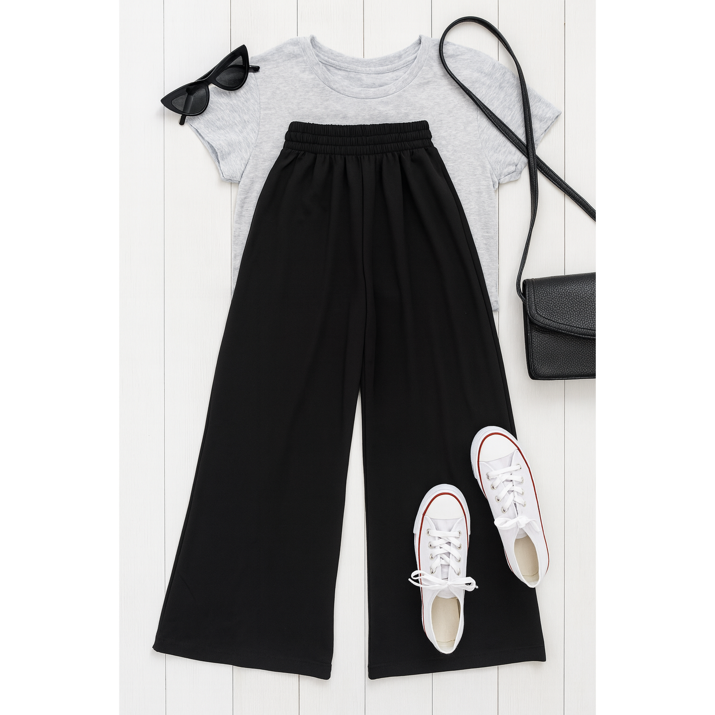 Morgan - Casual Loose Fit LUXE Wide Leg Pants