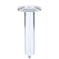 Lee's 0 Degree Stainless Steel Swivel Base Flush Mount Rod Holder - Medium - 2" OD X 6.5" Tube f/ Small Bent Butts