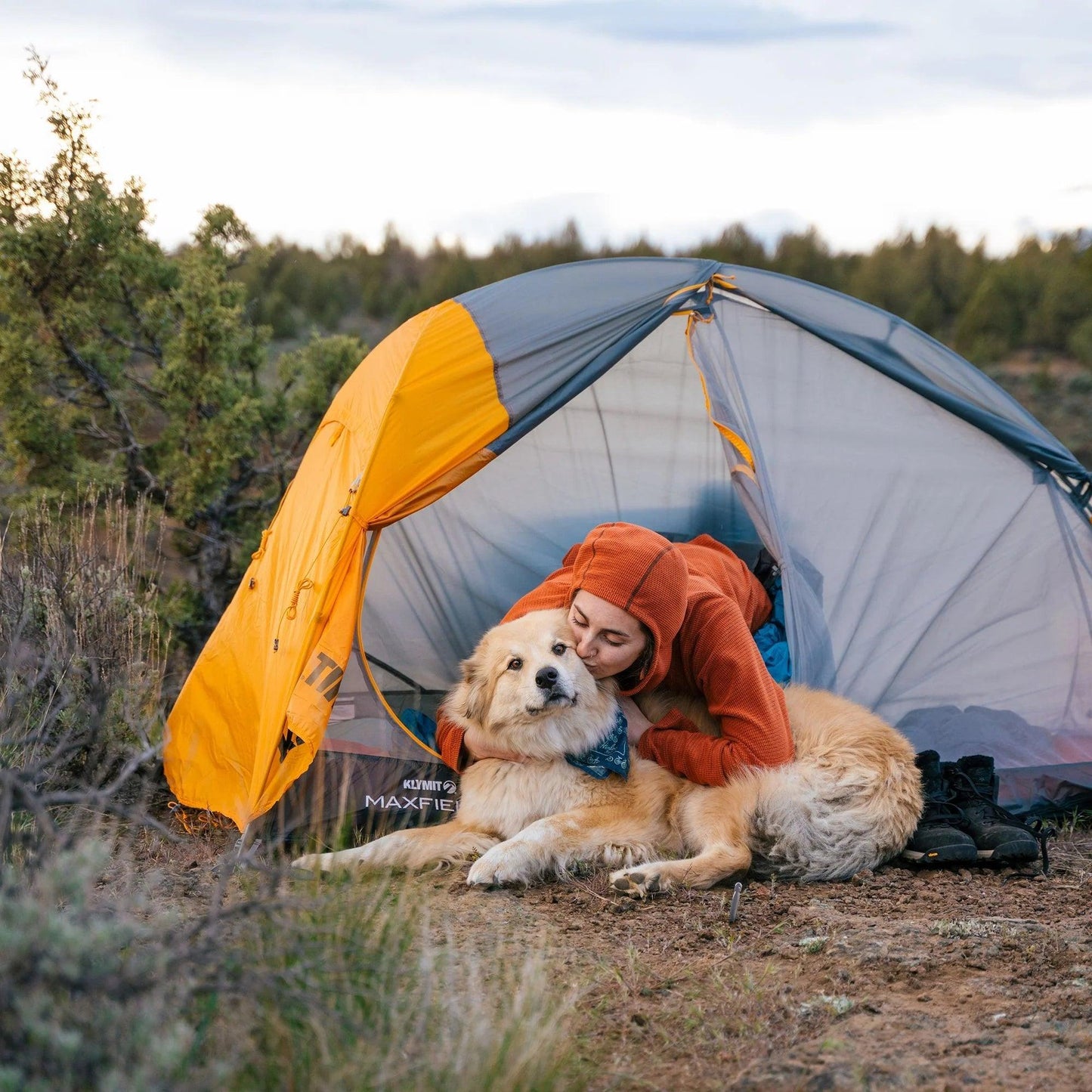 Maxfield 2 Tent - Orange/Grey