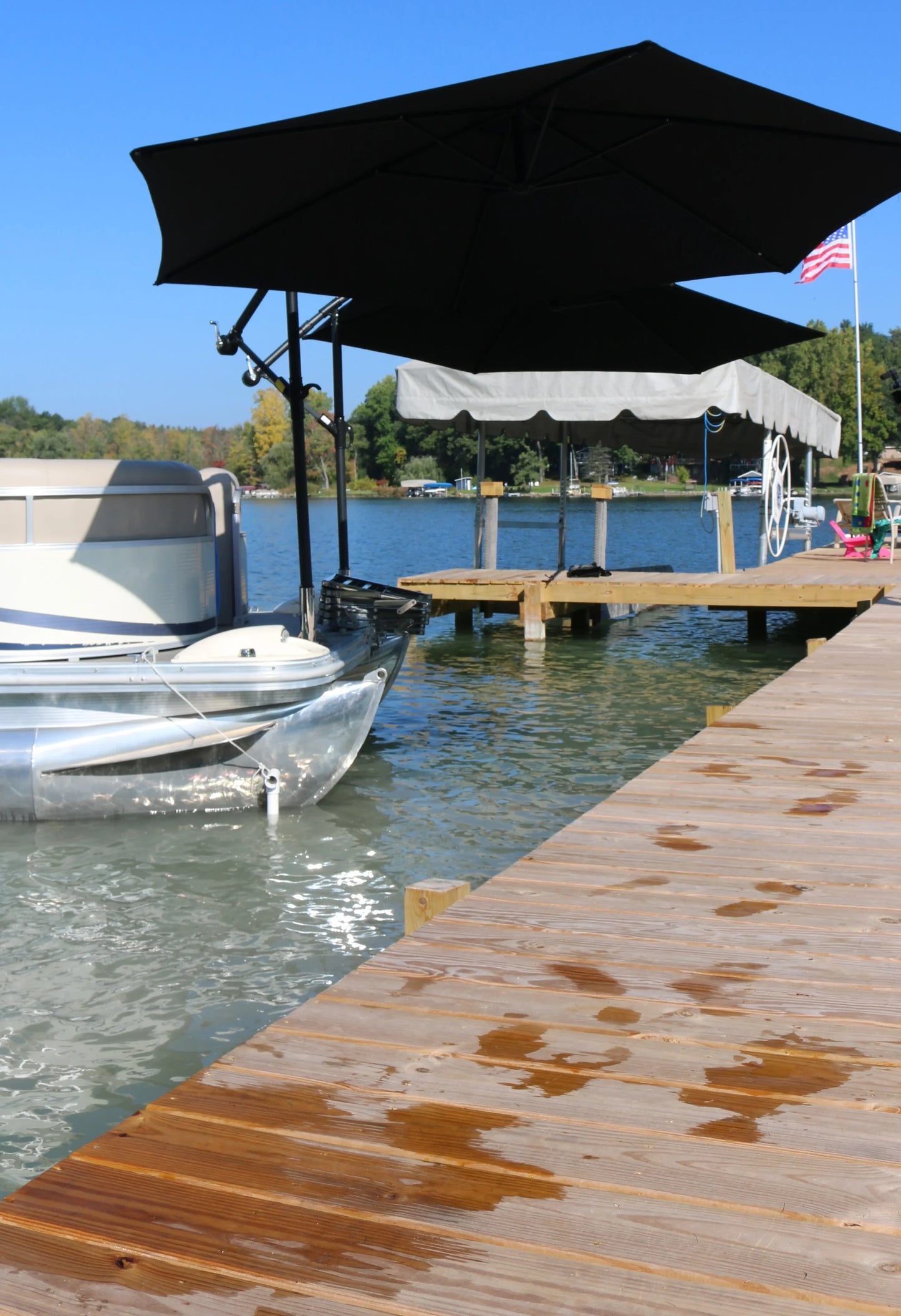 Breezelock™ Dock & Boat Flag/Umbrella Stand - Stainless Steel Umbrella Stand