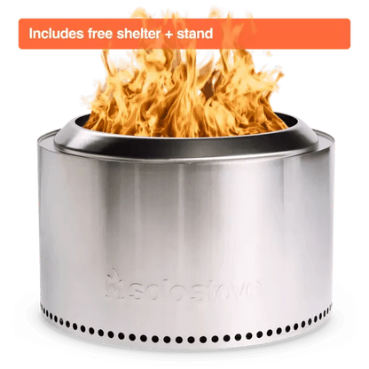 Solo Stove Bundle - Ranger/Bonfire/Yukon/Canyon 2.0 with Stand + Shelter