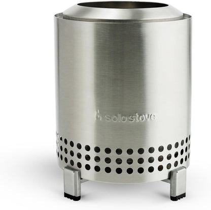 Solo Stove Mesa Tabletop Fire Pit with Stand | Low Smoke Outdoor Mini Fire for Urban & Suburbs | Fueled by Pellets or Wood