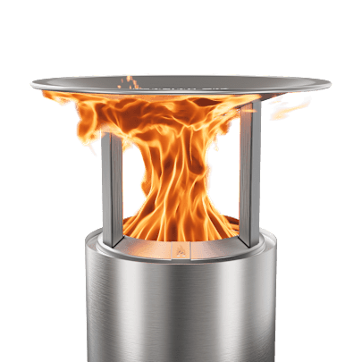 Solo Stove Mesa XL Tabletop Fire Pit with Stand | Low Smoke Outdoor Mini Fire for Urban & Suburbs | Fueled by Pellets or Wood