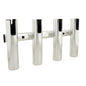 TACO 4-Rod Holder Rack - Brushed Aluminum