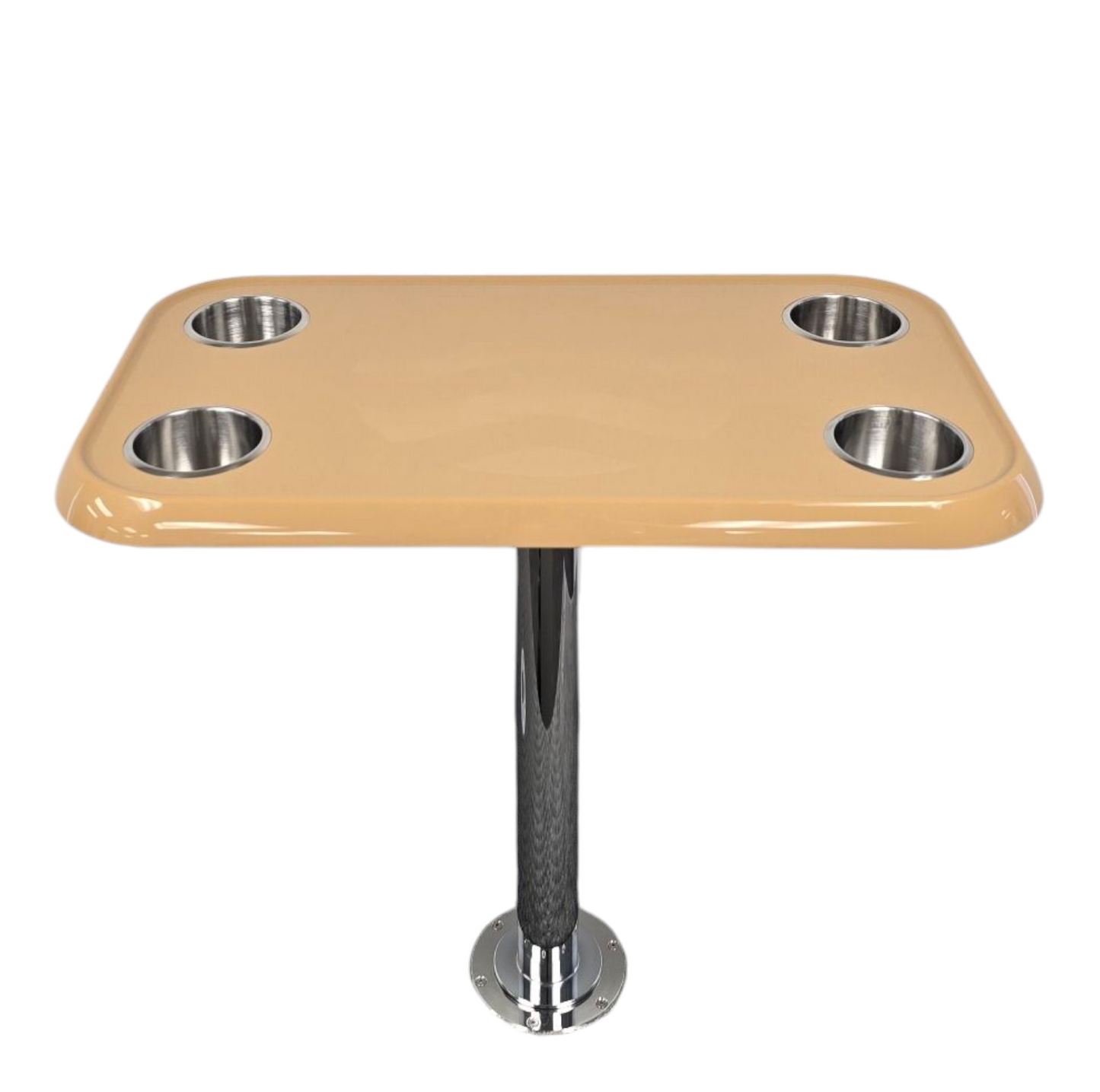 RV Side Tables | RV End Tables - Table Set - 6" Floor Plate System, Cocktail Design (6 colors)