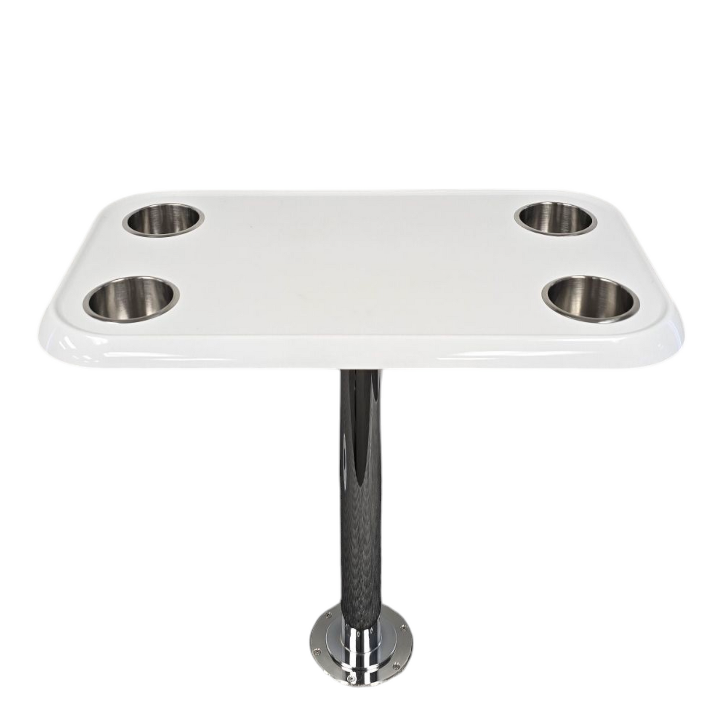 RV Side Tables | RV End Tables - Table Set - 6" Floor Plate System, Cocktail Design (6 colors)