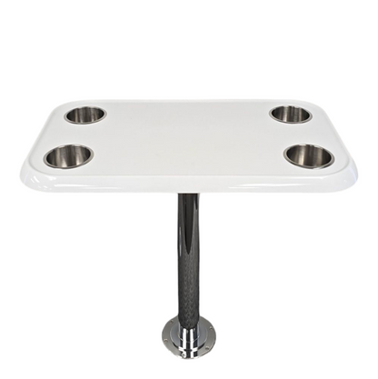 RV Side Tables | RV End Tables - Table Set - 6" Floor Plate System, Cocktail Design (6 colors)